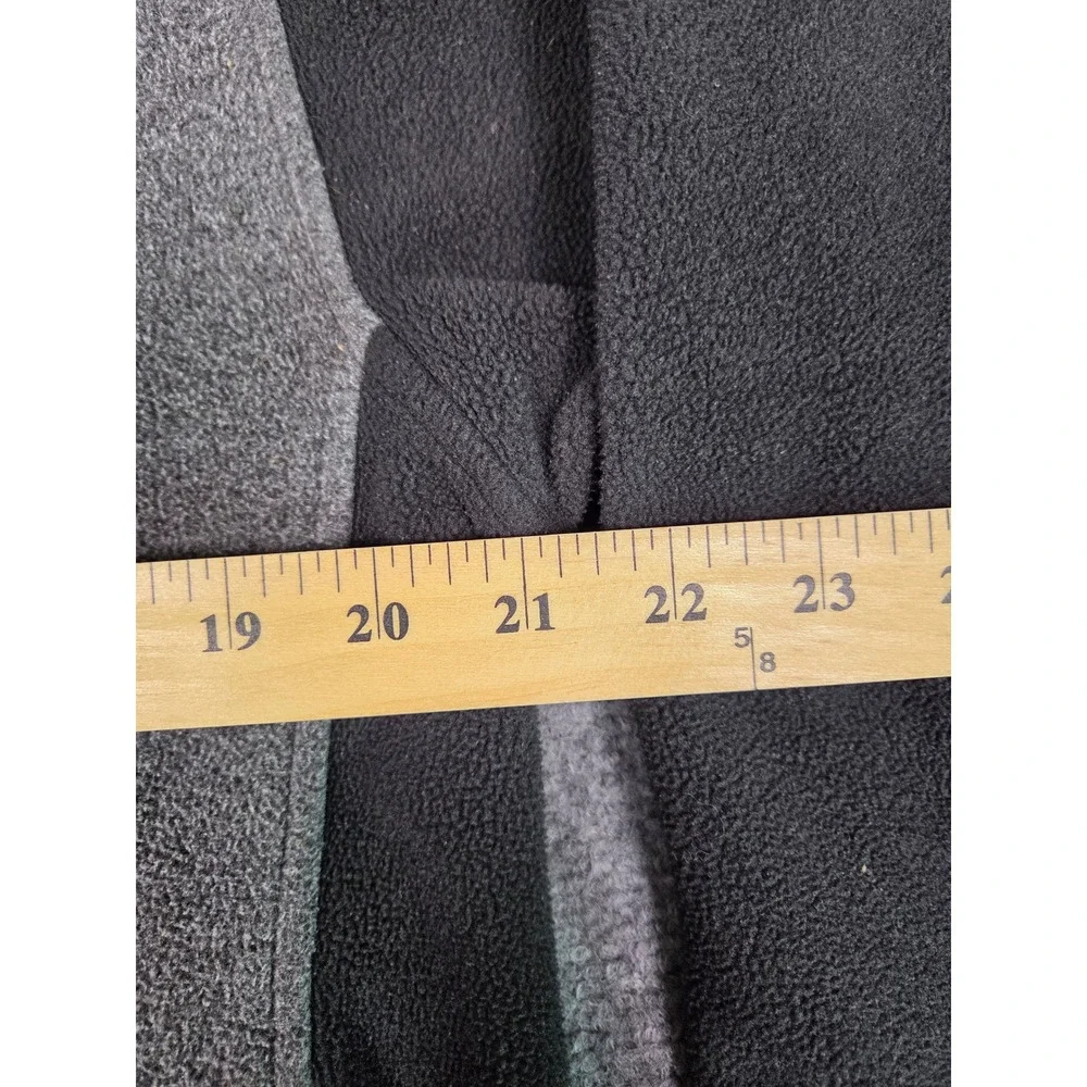 The North Face Fleece Jacket Mens Medium Grey Black FlashDry Full Zip Colorblock